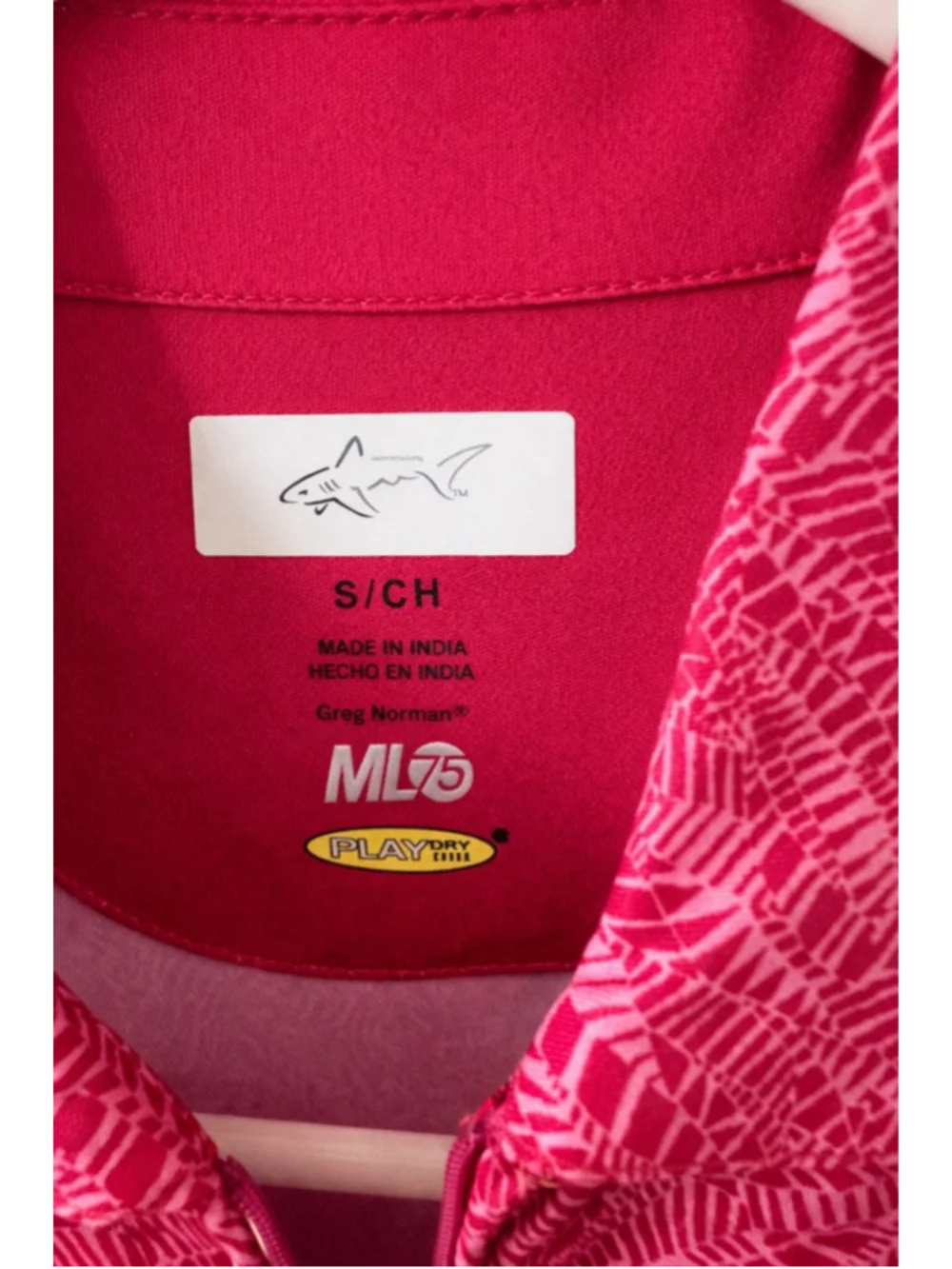 Greg Norman ML75 Womens Small Pink Sleeveless Golf Top 1/4 Zip Performance Polo - Picture 6 of 8